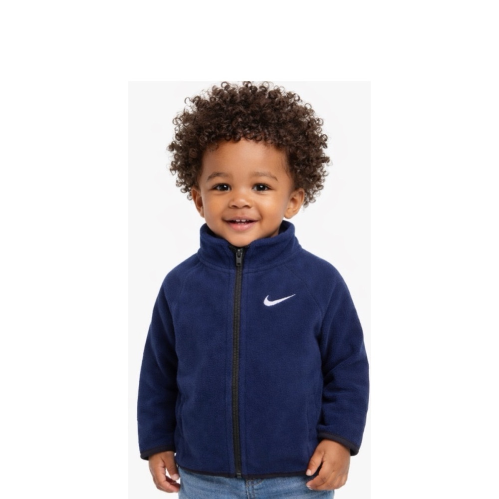 SALE Nike Kids Navy Blue Fleece Jacket Size 4